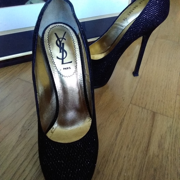 YSL TRIBUTE  pump Black Metallic - Picture 8 of 10